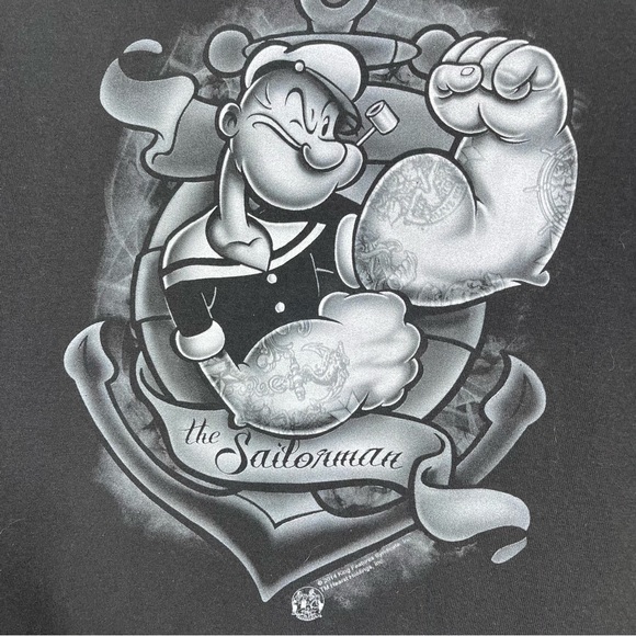 Delta Pro Weight, Popeye The Sailorman Graphic T-Shirt. Size Medium. - Picture 2 of 7